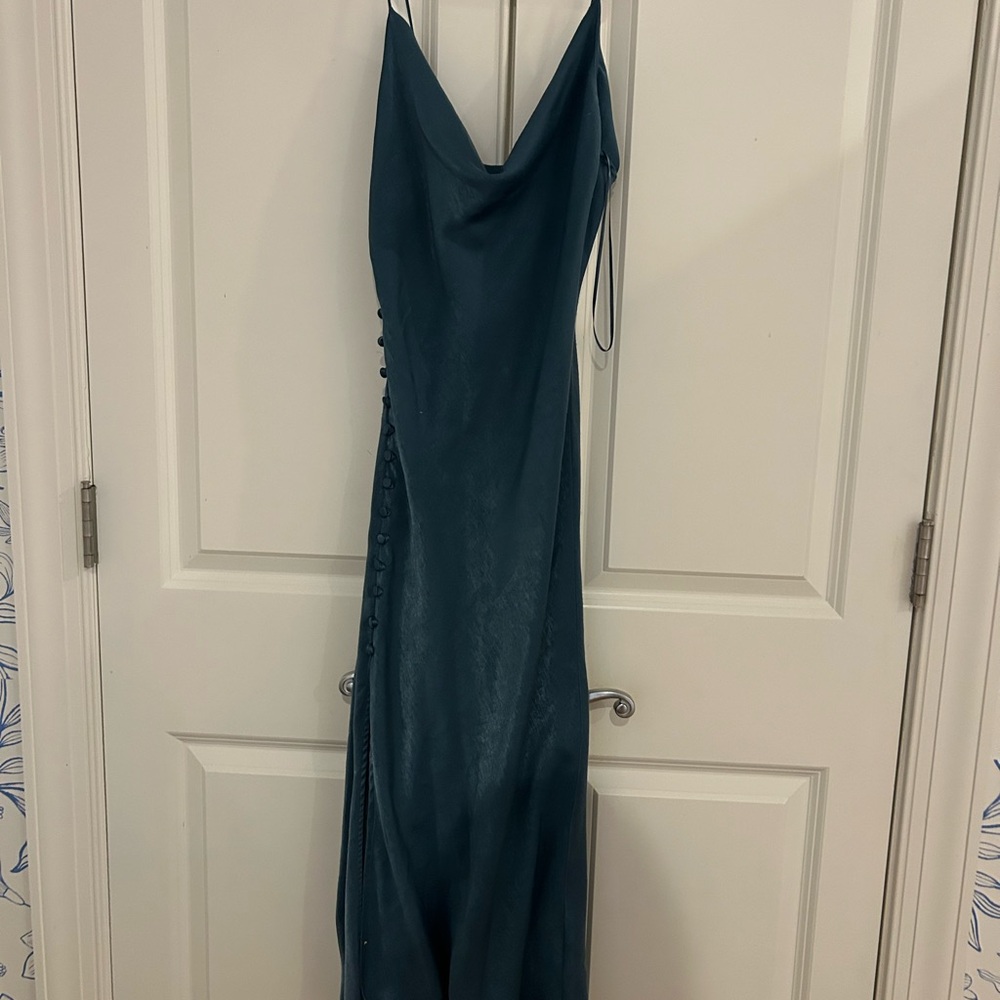 Elegant Teal Zara Midi/Maxi Dress